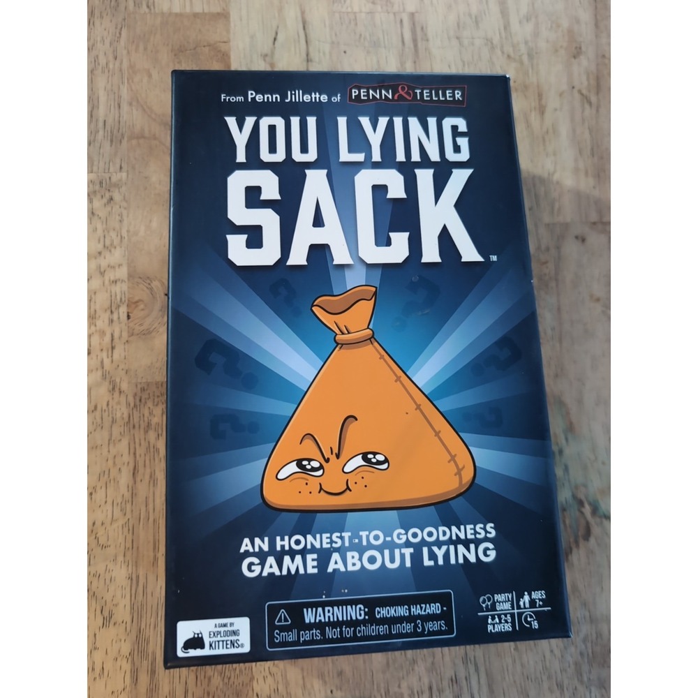 You Lying Sack‎ Game Penn & Teller An Honest-To-Goodness Game About Lying 2022